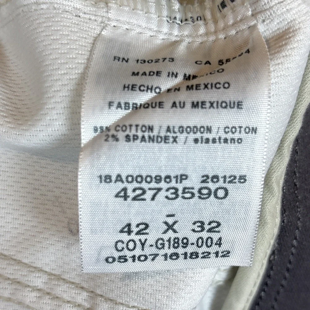 Lee Extreme Comfort Men's Straight Fit Stretch Twill Pants Beige 42X32